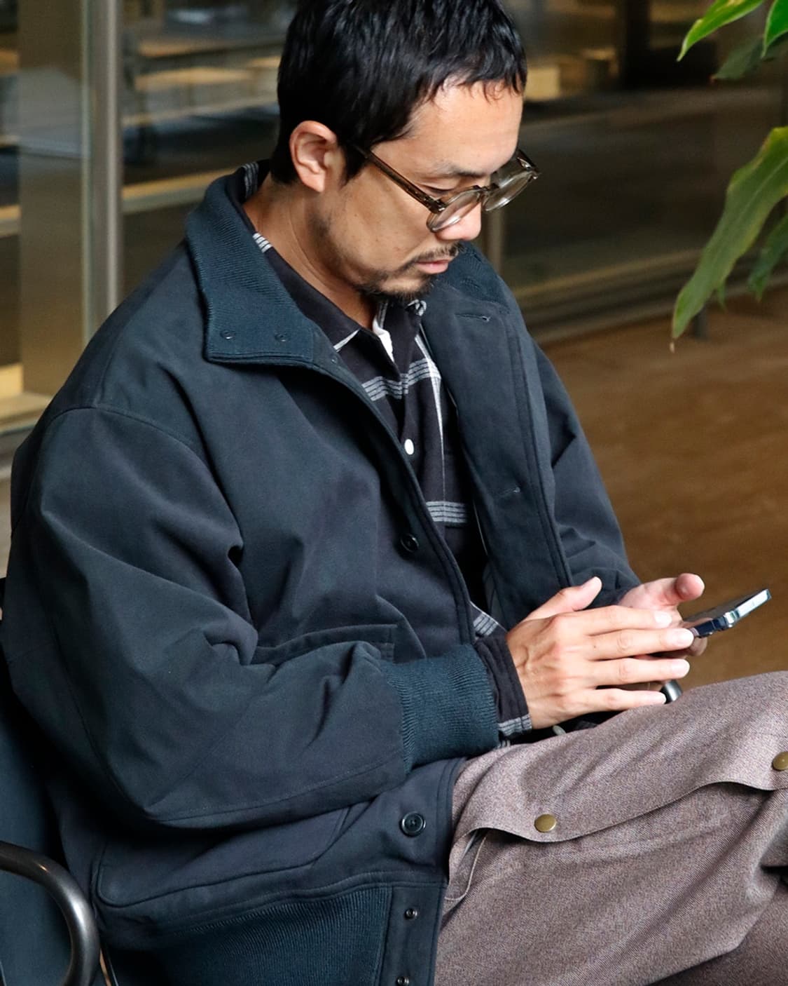 [L] 나나미카 인슐레이션 크루 자켓 모스 그린 25AW 상품이미지2