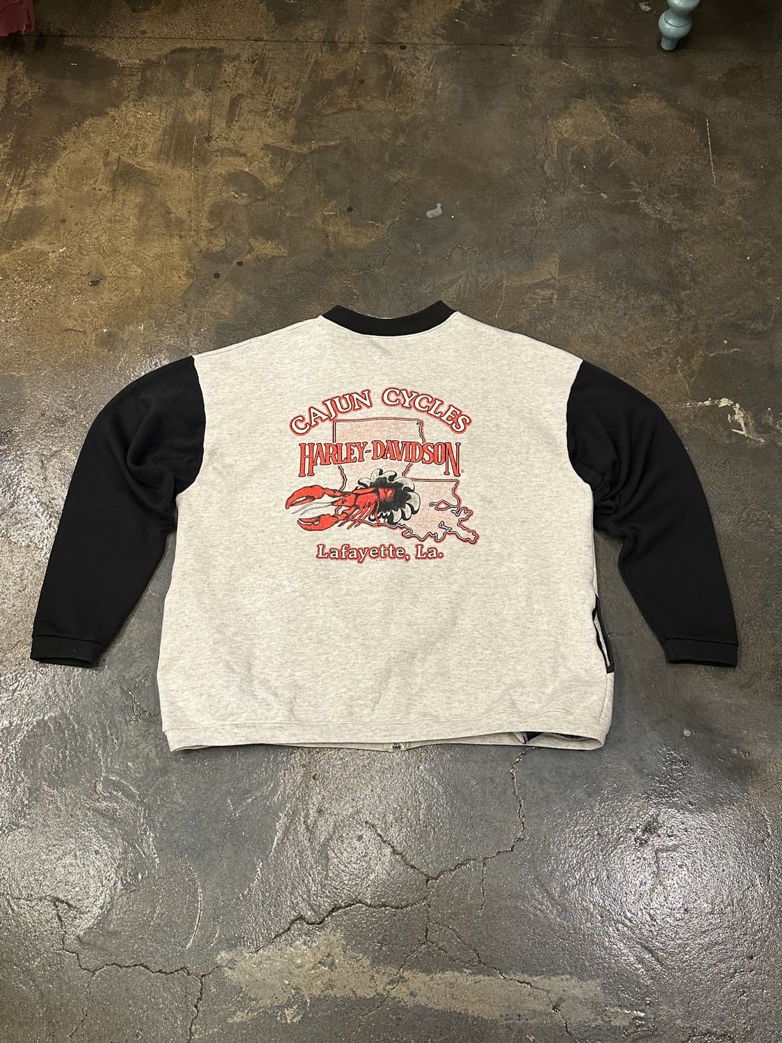 90s 할리데이비슨 made in USA 롱슬리브 집업 XXL 상품이미지1