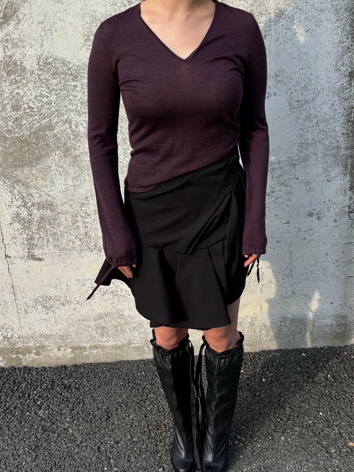 질샌더 브이넥 니트 상품이미지2