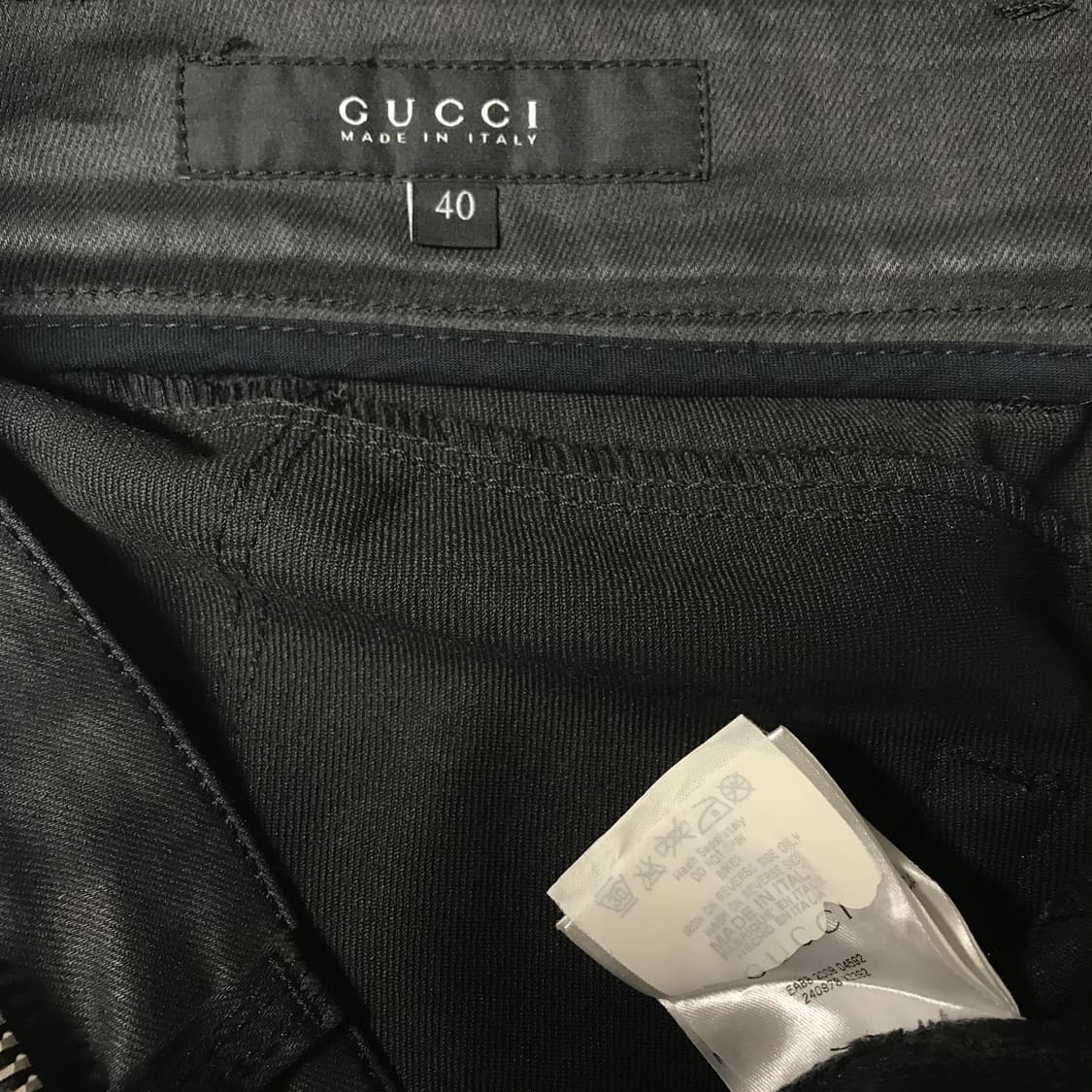GUCCI 구찌 블랙 팬츠 40 상품이미지6