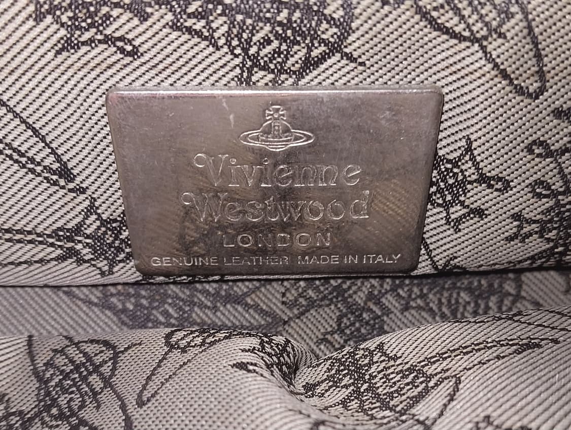 비비안웨스트우드 ORB 아가일 종가방 상품이미지8