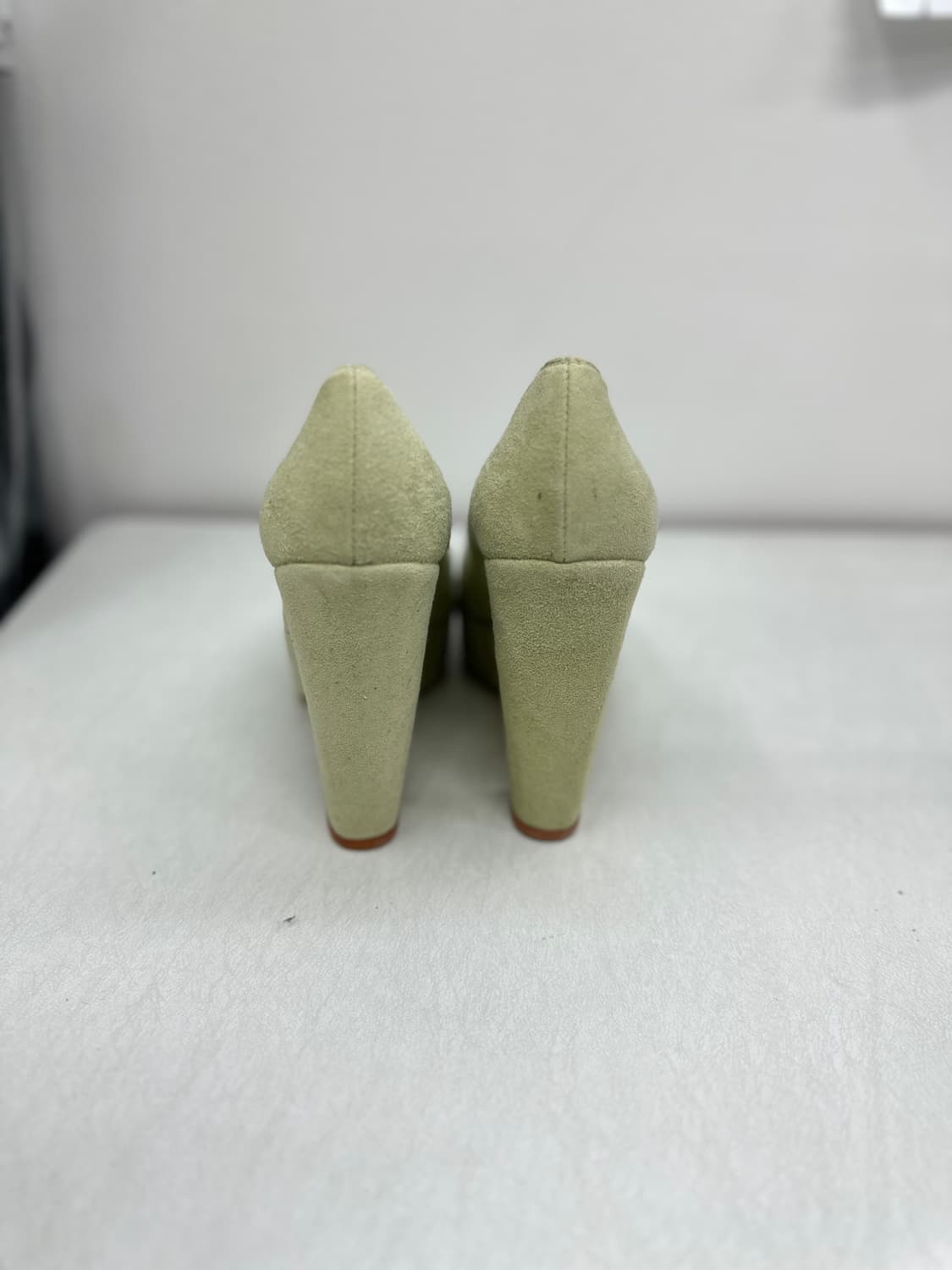 민트 스웨이드 웨지 힐  상품이미지3