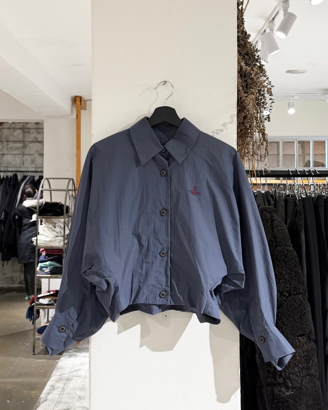 비비안웨스트우드 블루그레이 돌먼 슬리브 셔츠 상품이미지1