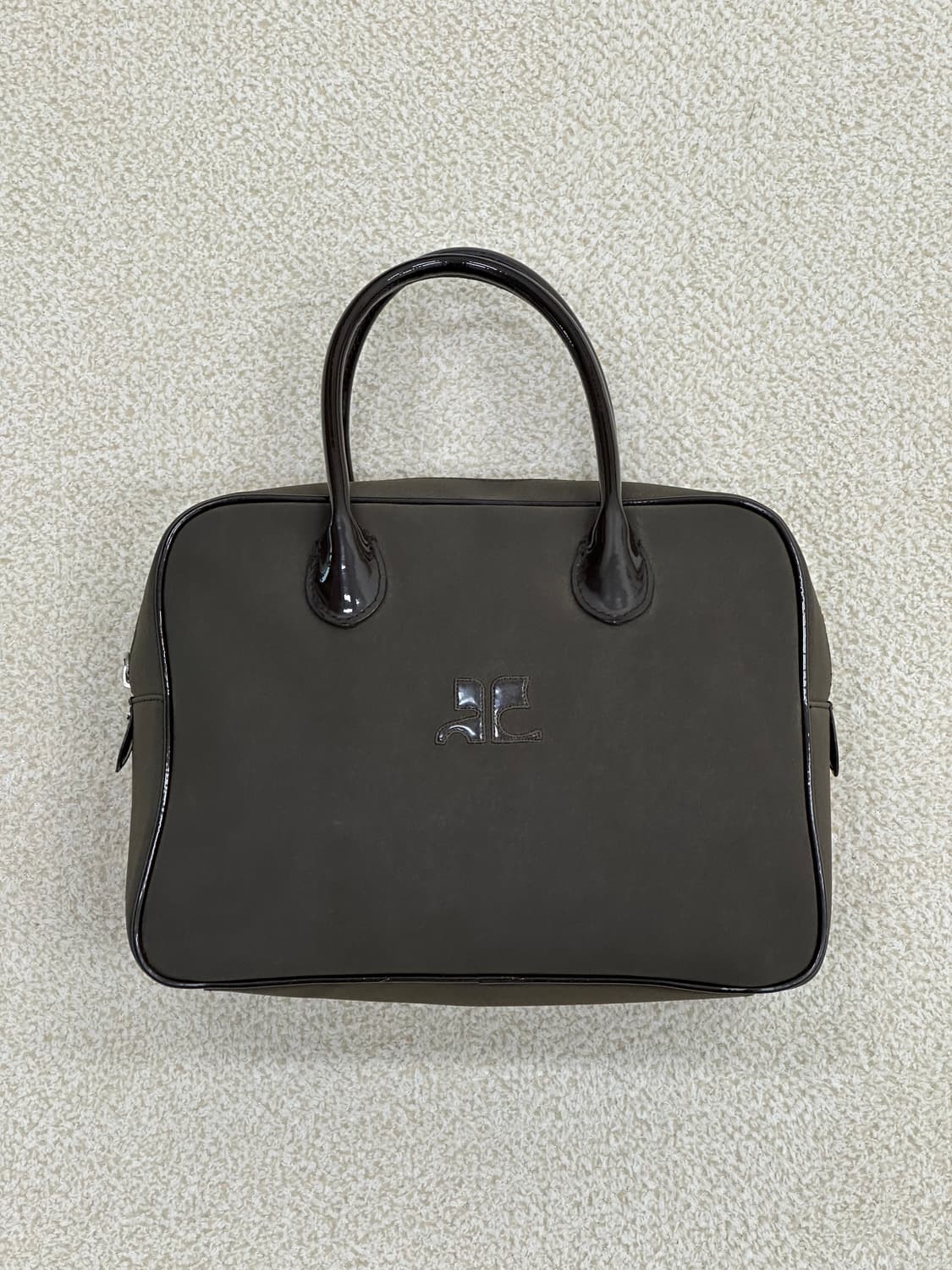 꾸레쥬 카키브라운 토트백 상품이미지1