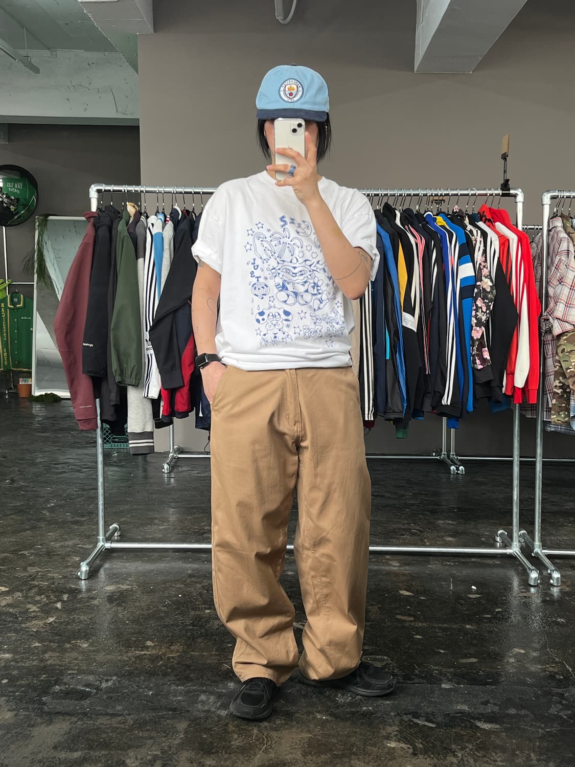 아조바이아조 프린팅 코튼 팬츠 상품이미지2