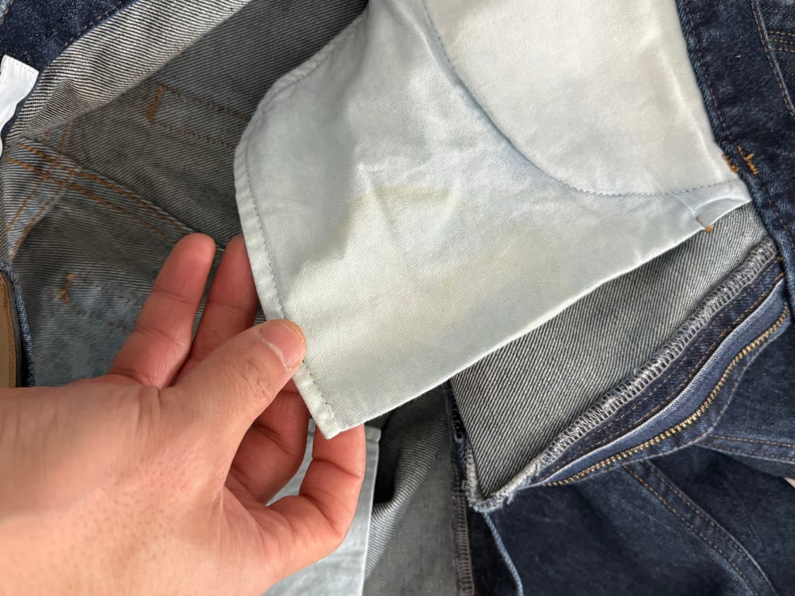 toga virilis 토가 비릴리스 플레어 컷오프 지퍼 데님팬츠 32 상품이미지9