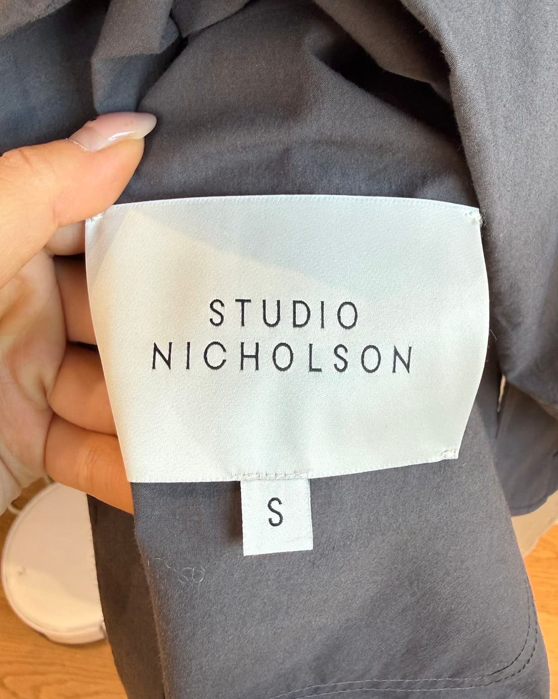 스튜디오 니콜슨 차콜 코튼 3b 블레이저 자켓  상품이미지8