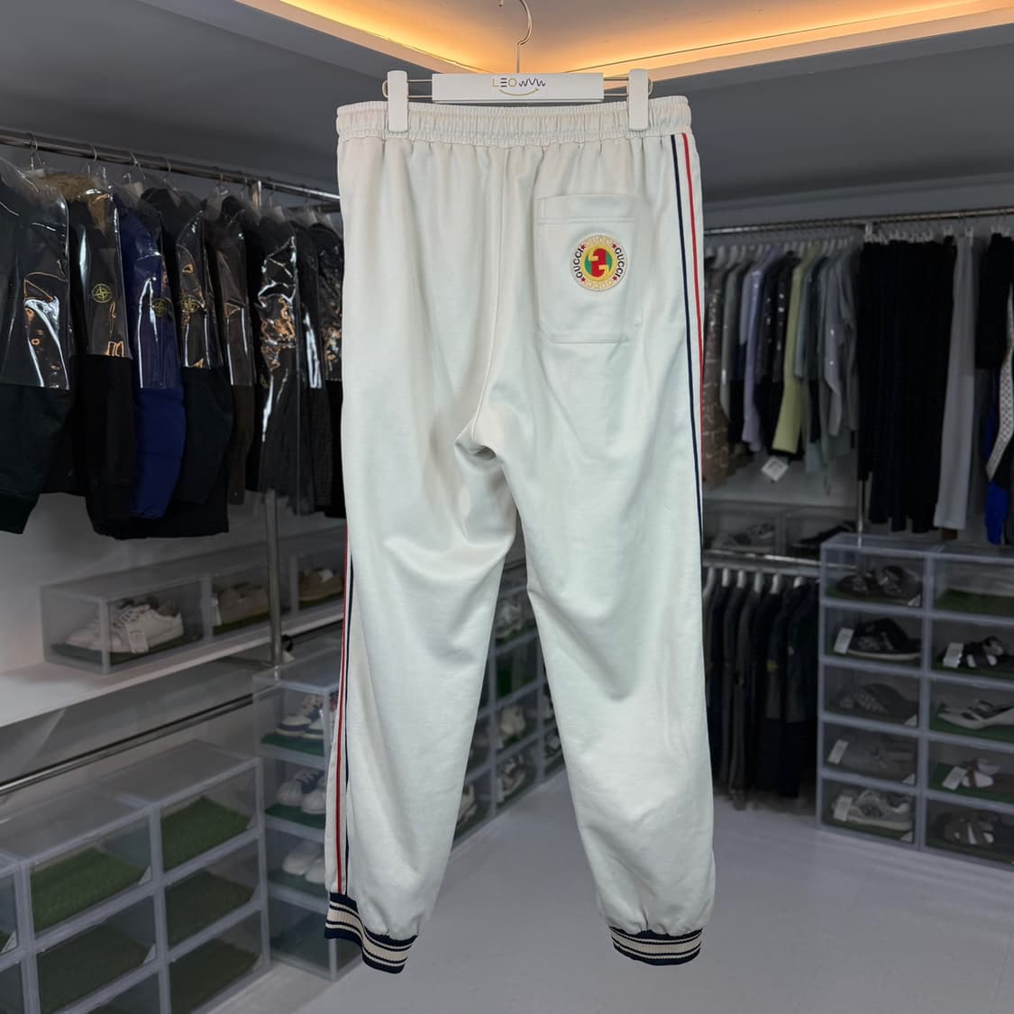 [리오브] 구찌 테크니컬 스트라이프 저지 트랙 팬츠 상품이미지2