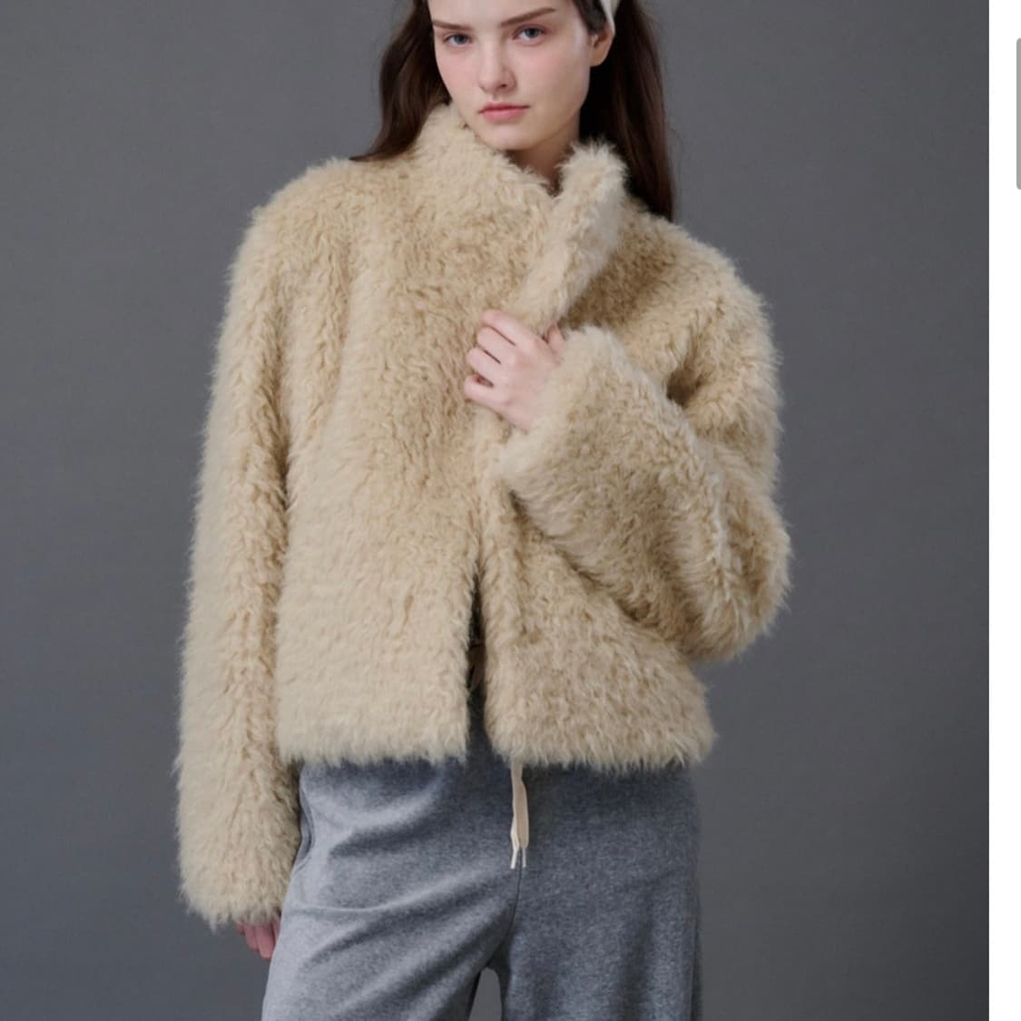 포레스트 레오 울 퍼자켓 (베이지) 상품이미지1