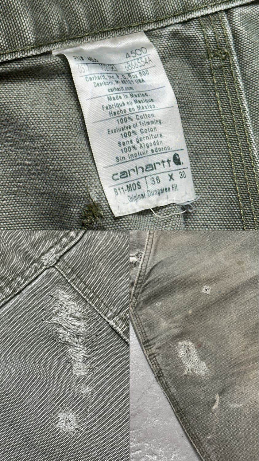 OG 칼하트 B11 싱글니 MOS 하드 페이딩 칼하트 더블니 상품이미지9