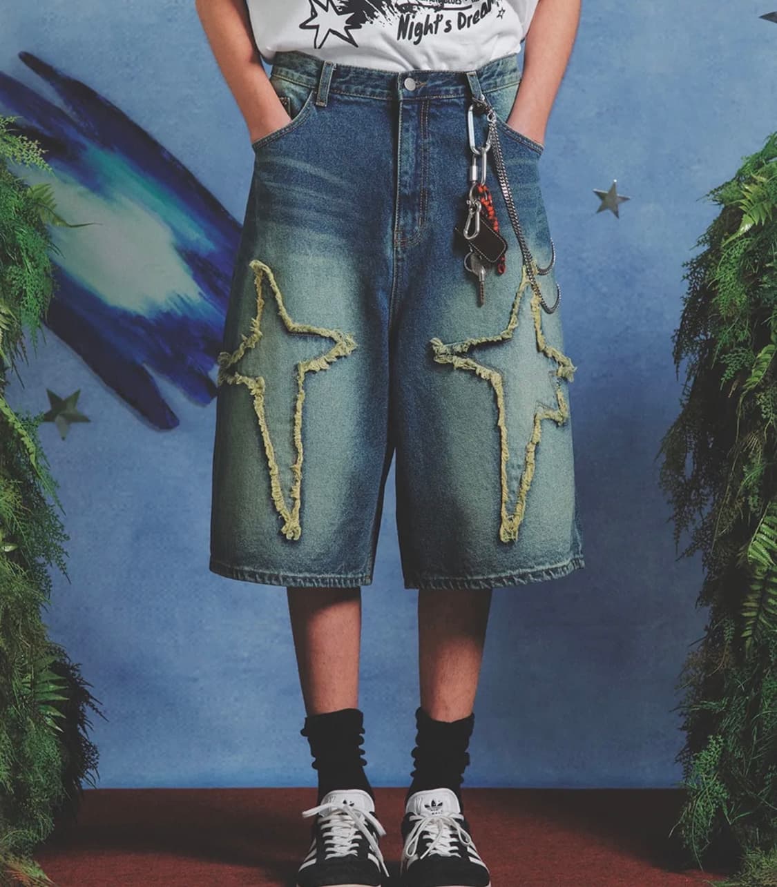메인부스 버뮤다 Spark Denim Shorts 상품이미지1