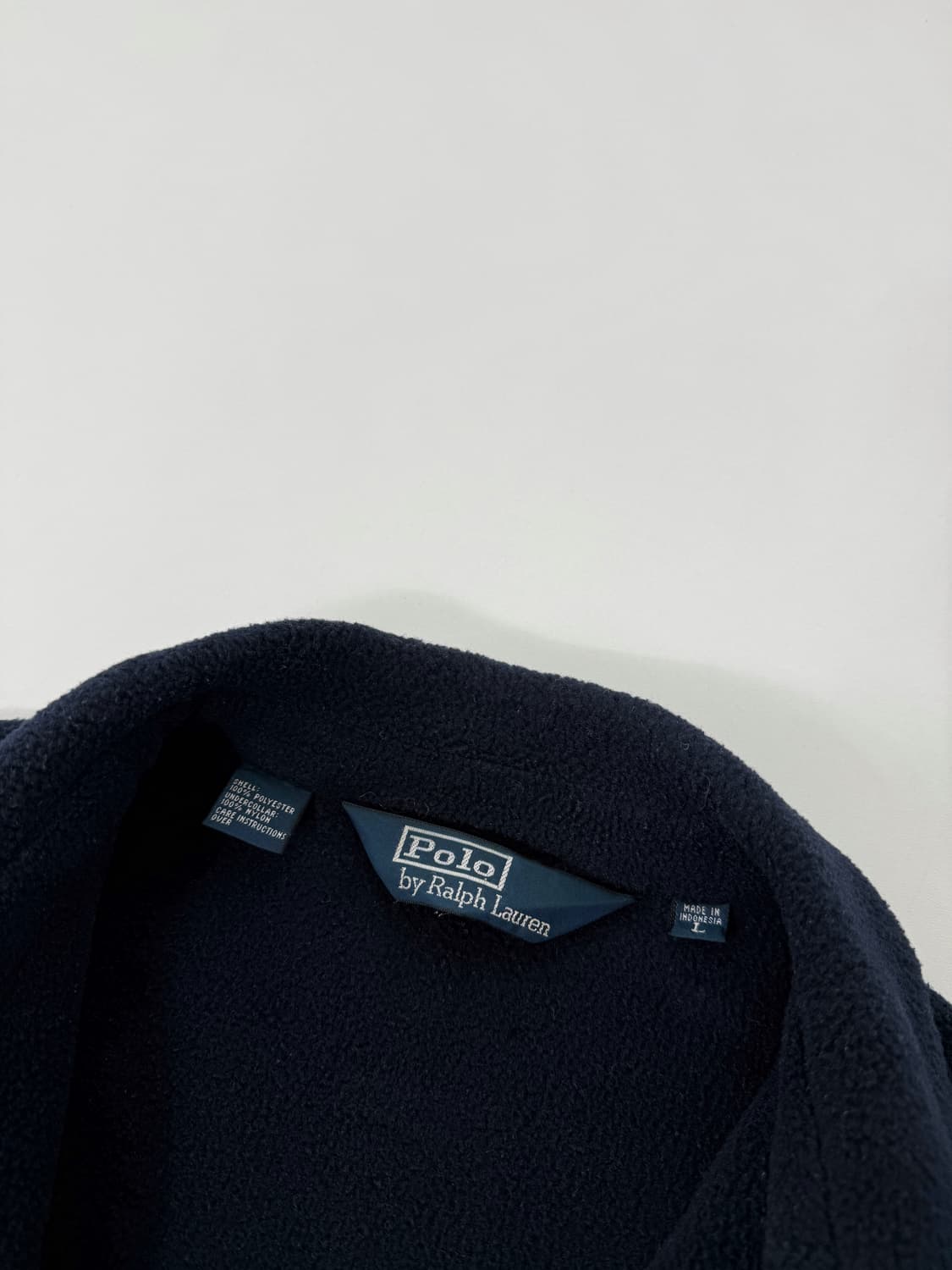 폴로 랄프로렌 오버핏 90‘s 딥네이비 폴라텍 플리스 블루종 자켓 상품이미지8