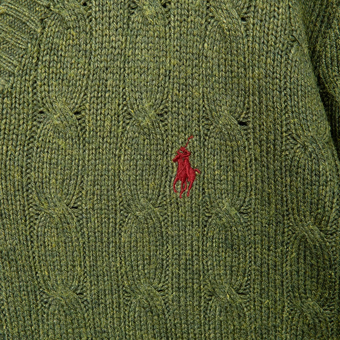 [105] 폴로 랄프로렌 100% 실크 브이넥 케이블 니트  상품이미지2