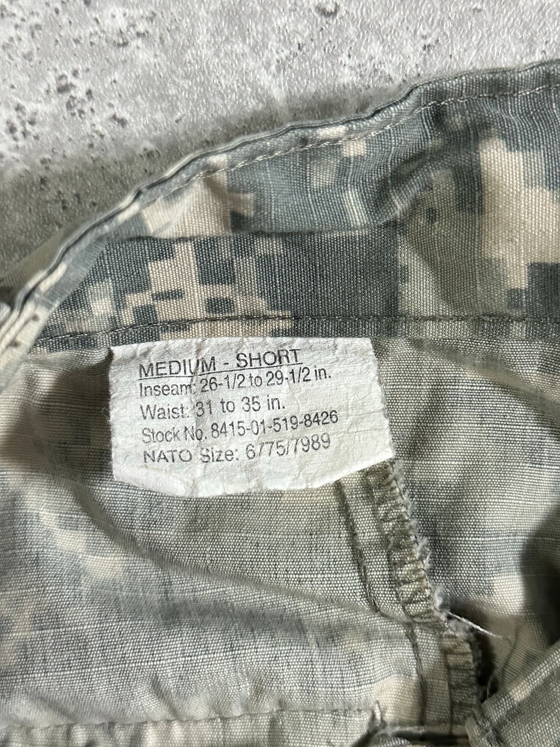 00s USA US ARMY ACU 트라우저 /716  상품이미지5