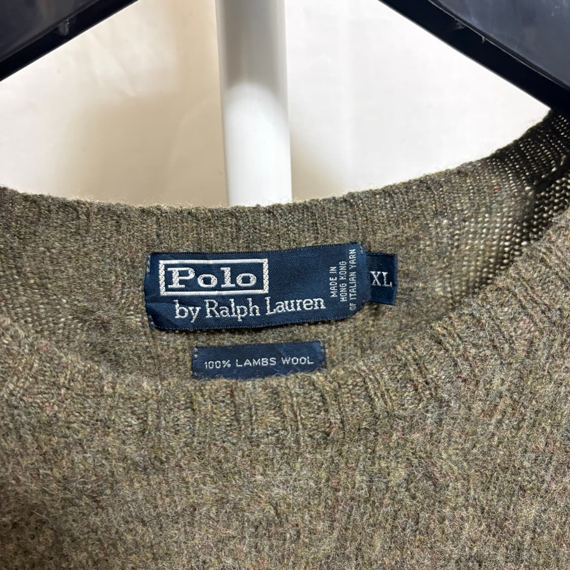 폴로 랄프로렌 램스율 케이블 니트 / 카키브라운, XL 상품이미지4