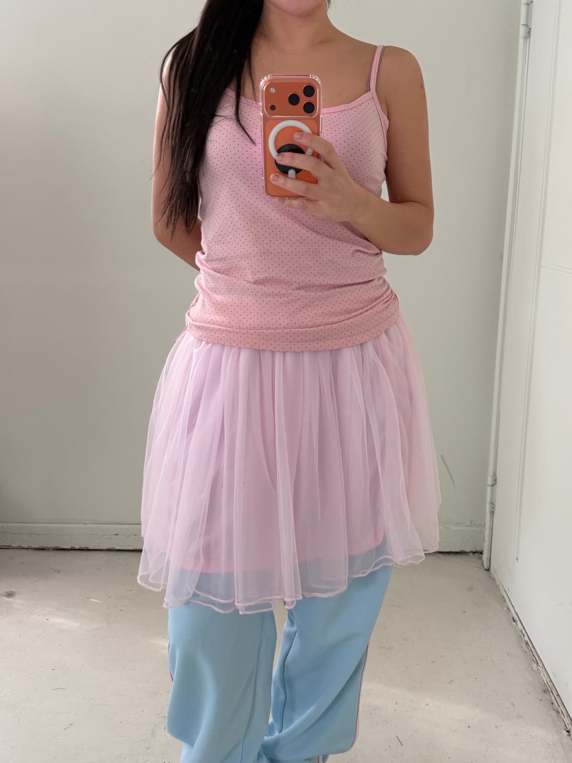 일본빈티지 도트 발레리나 세트 상품이미지2