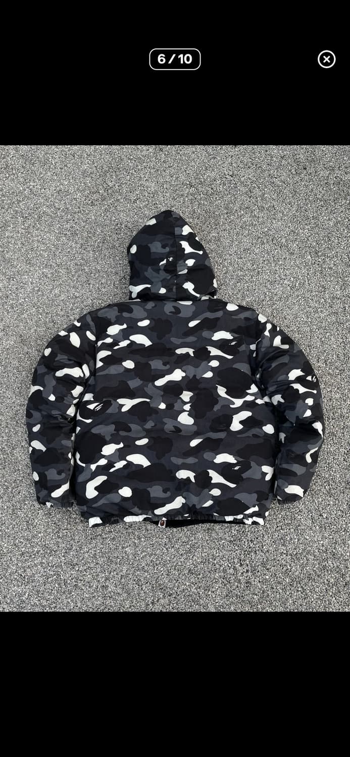 베이프 리버서블 시티 카모 패딩  상품이미지6