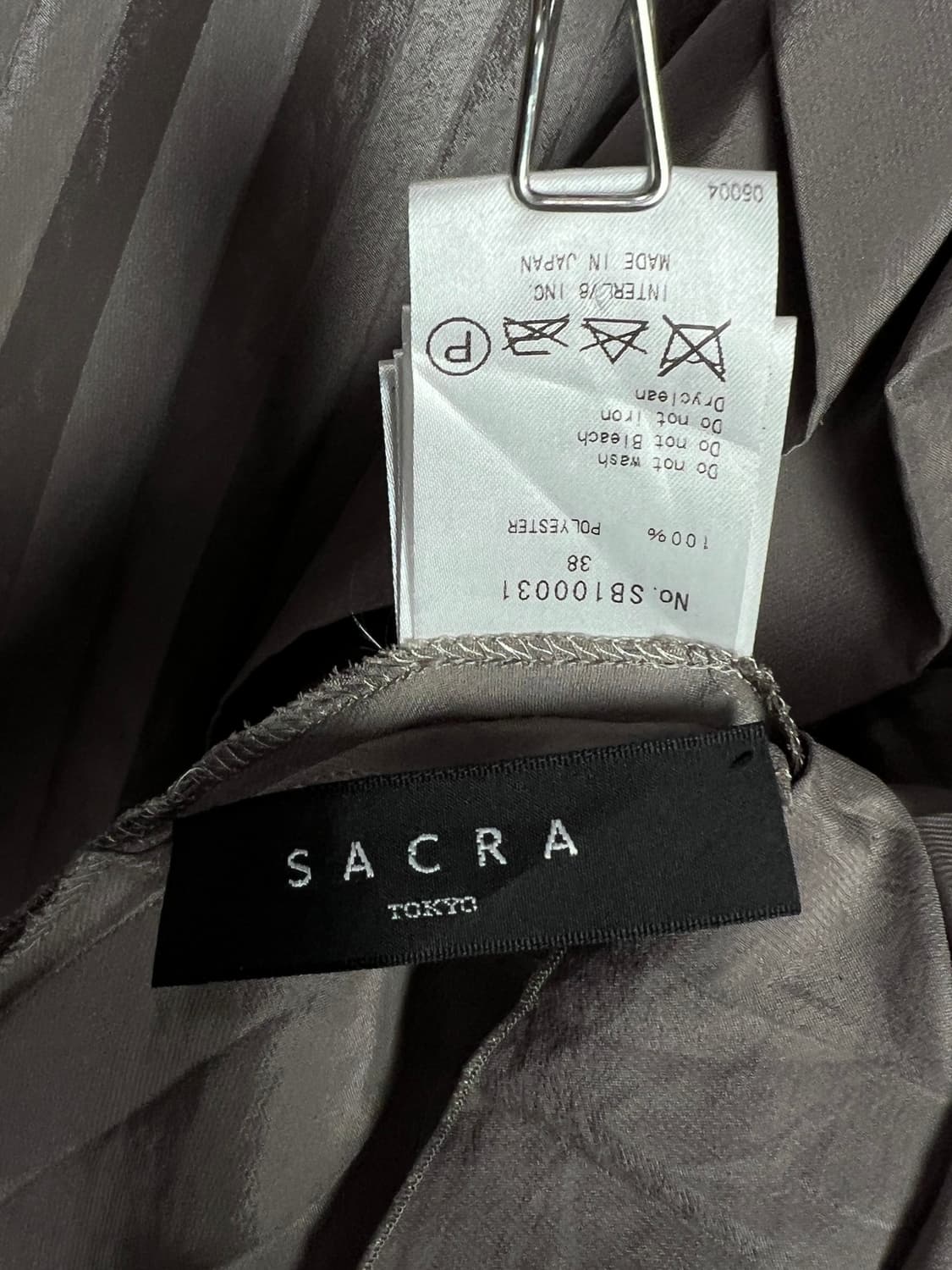 SACRA 플리츠 슬리브리스 상품이미지5
