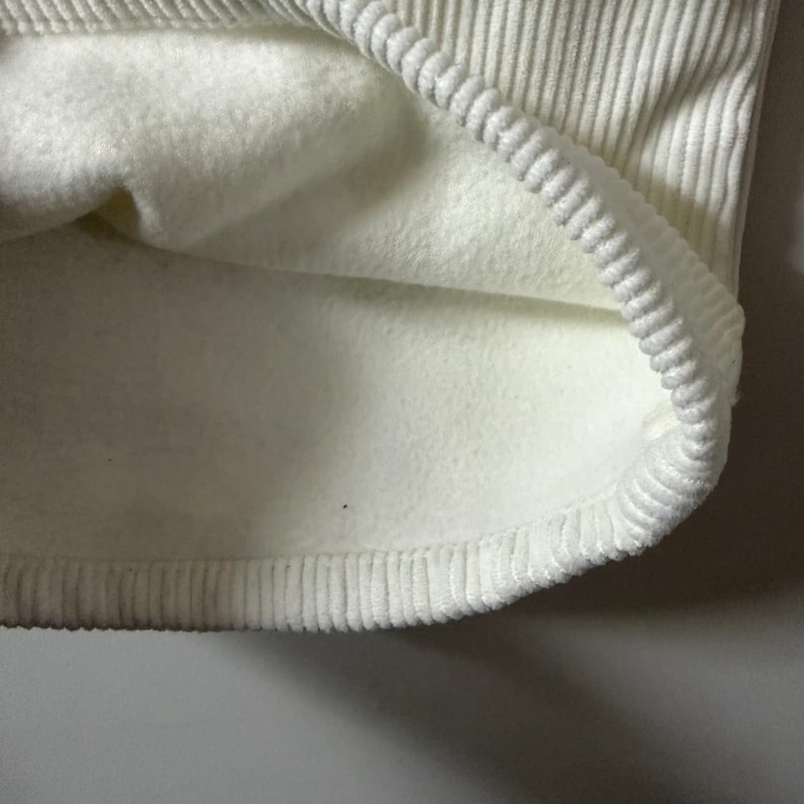 새상품 여자 코듀로이 기모 와이드팬츠 S 상품이미지3