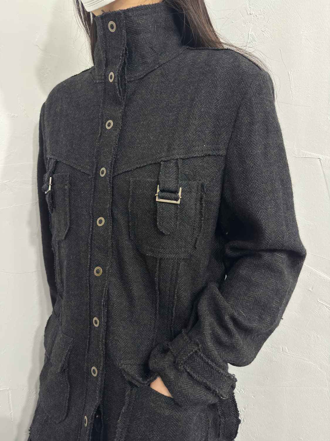 missel pocket design wool jacket 상품이미지3