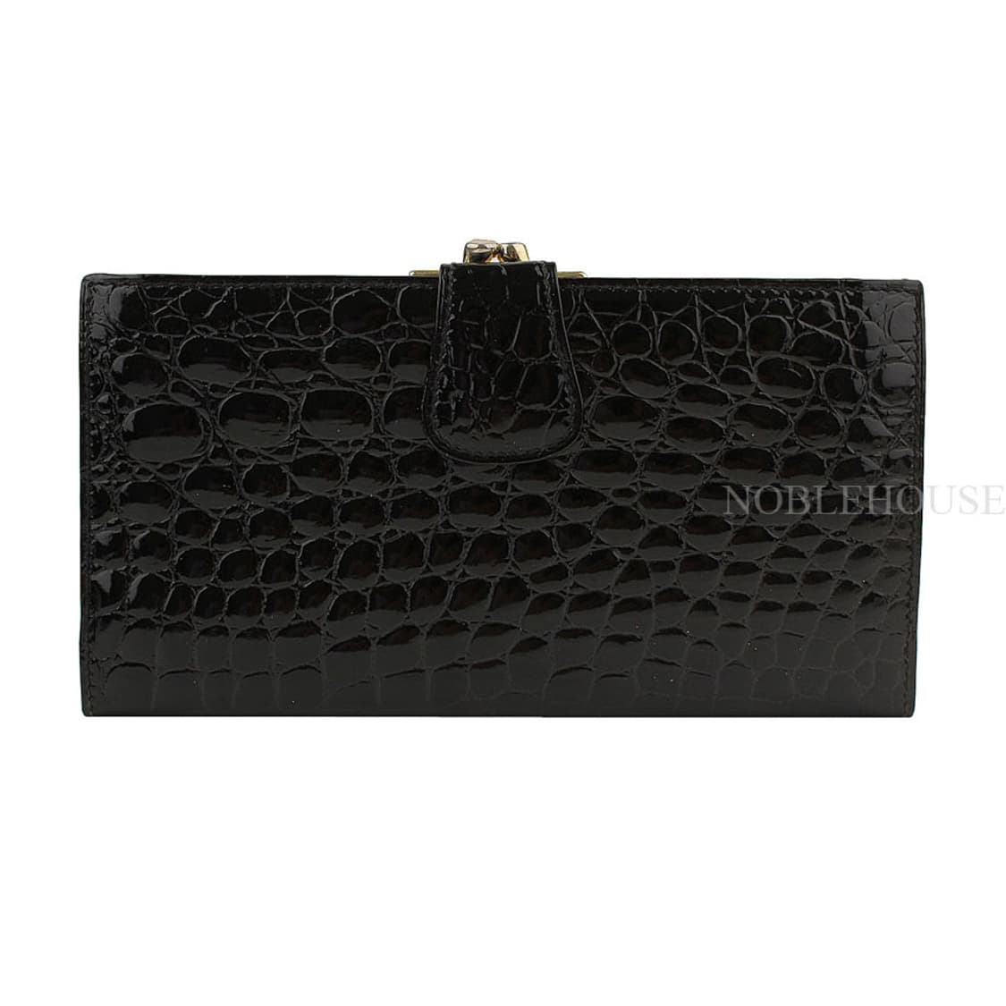 ARAPER 블랙 유광 와니 금장 장지갑
 상품이미지1