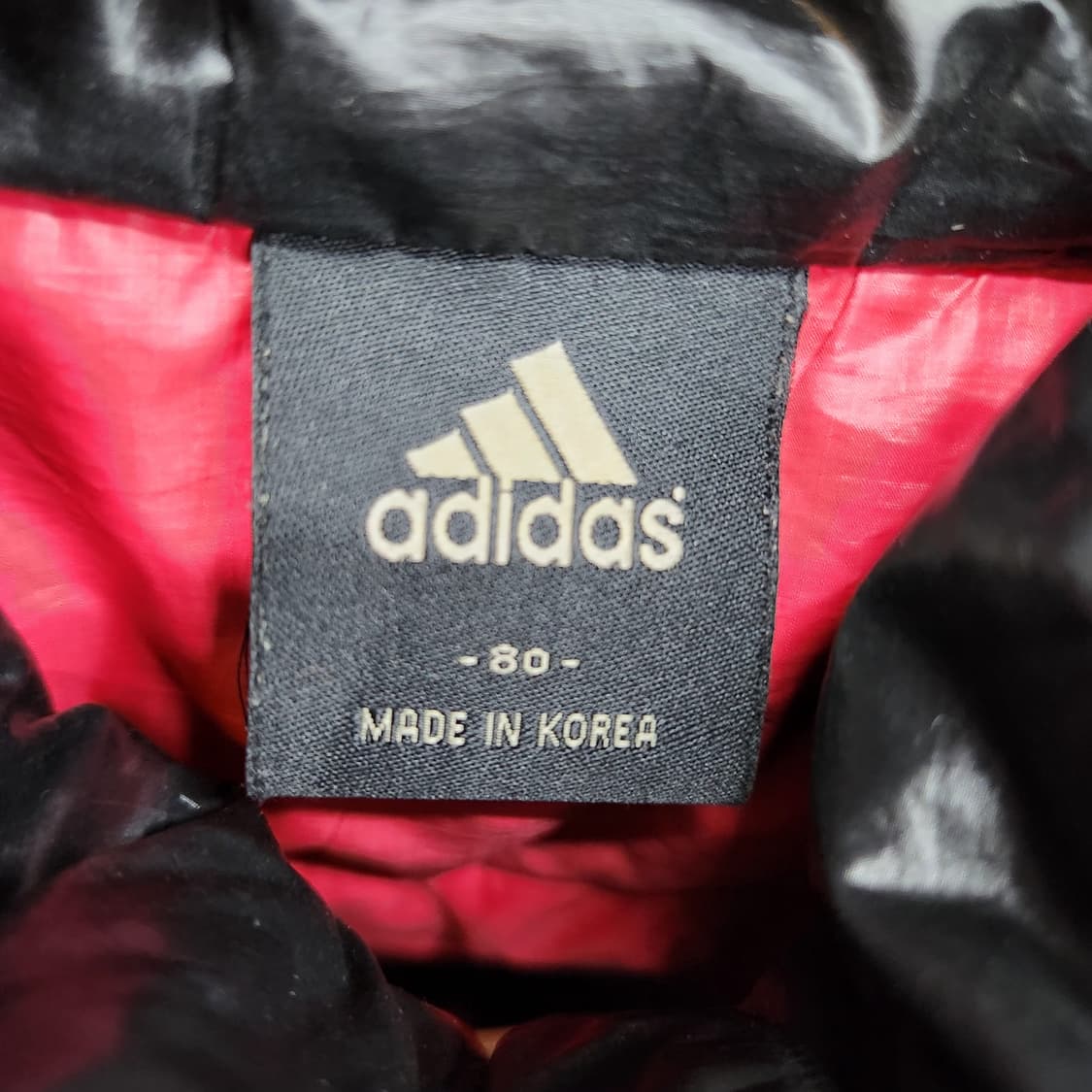 아디다스 로고 구스다운 스트링 경량패딩 80(S) 상품이미지6