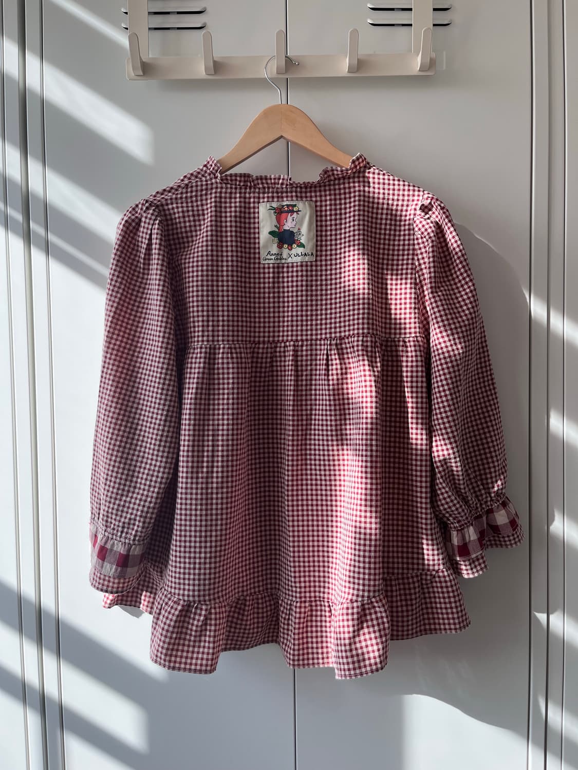 Ullala 빨간머리앤 체크 블라우스 상품이미지9
