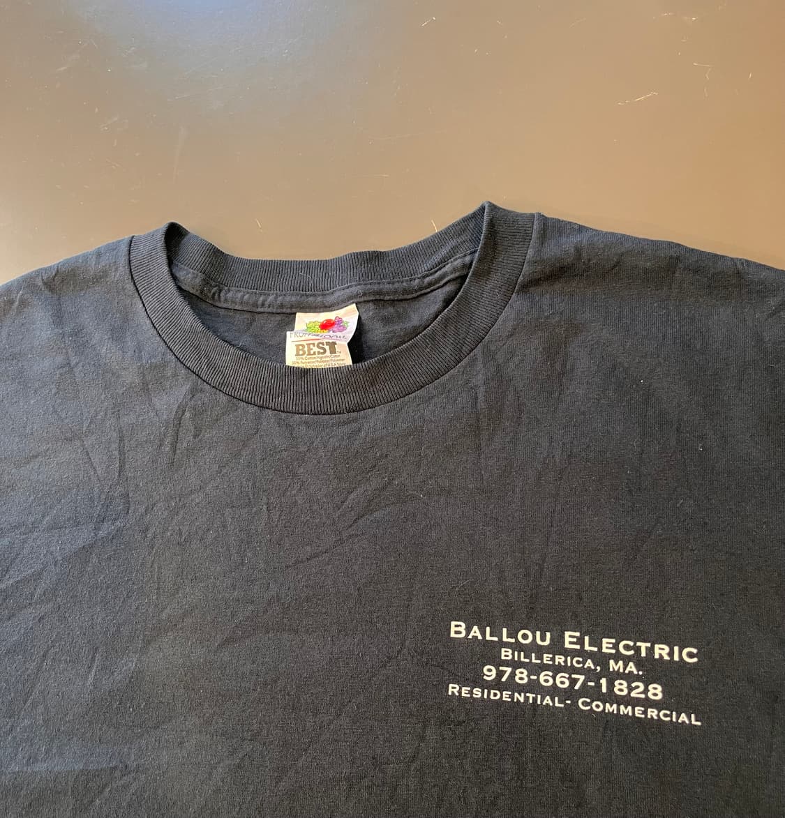 90’s Ballou Electric 프린팅 티셔츠 L 상품이미지3