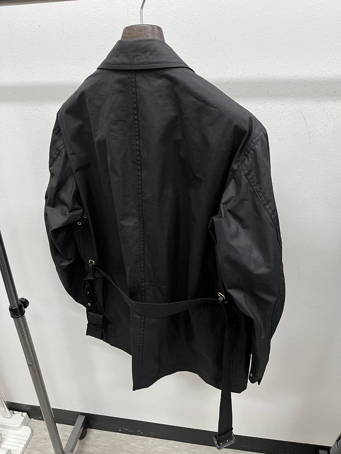 105) 바스통 005 블랙 왁스자켓  상품이미지6