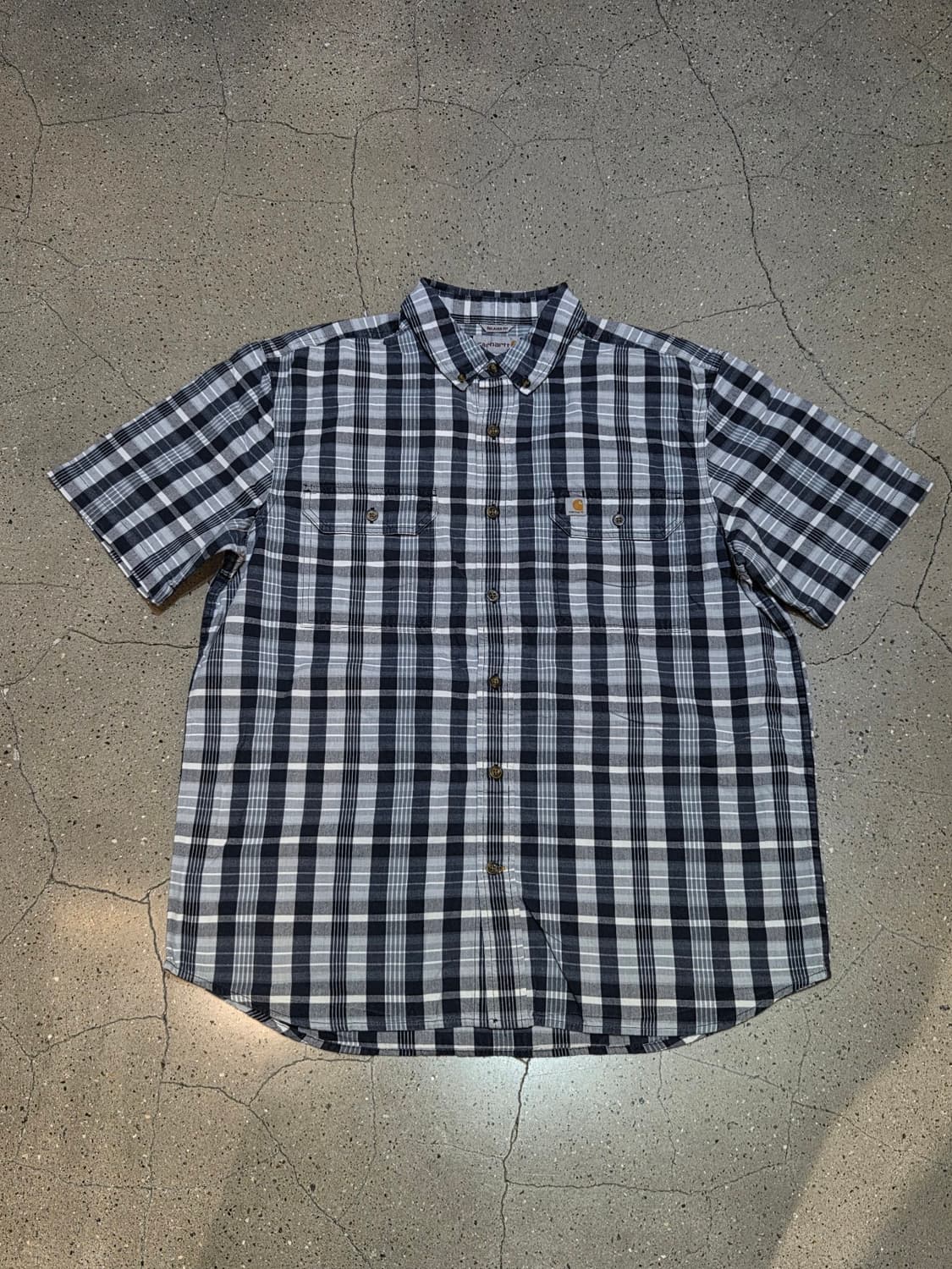 Carhartt 칼하트 체크 반팔셔츠 상품이미지3
