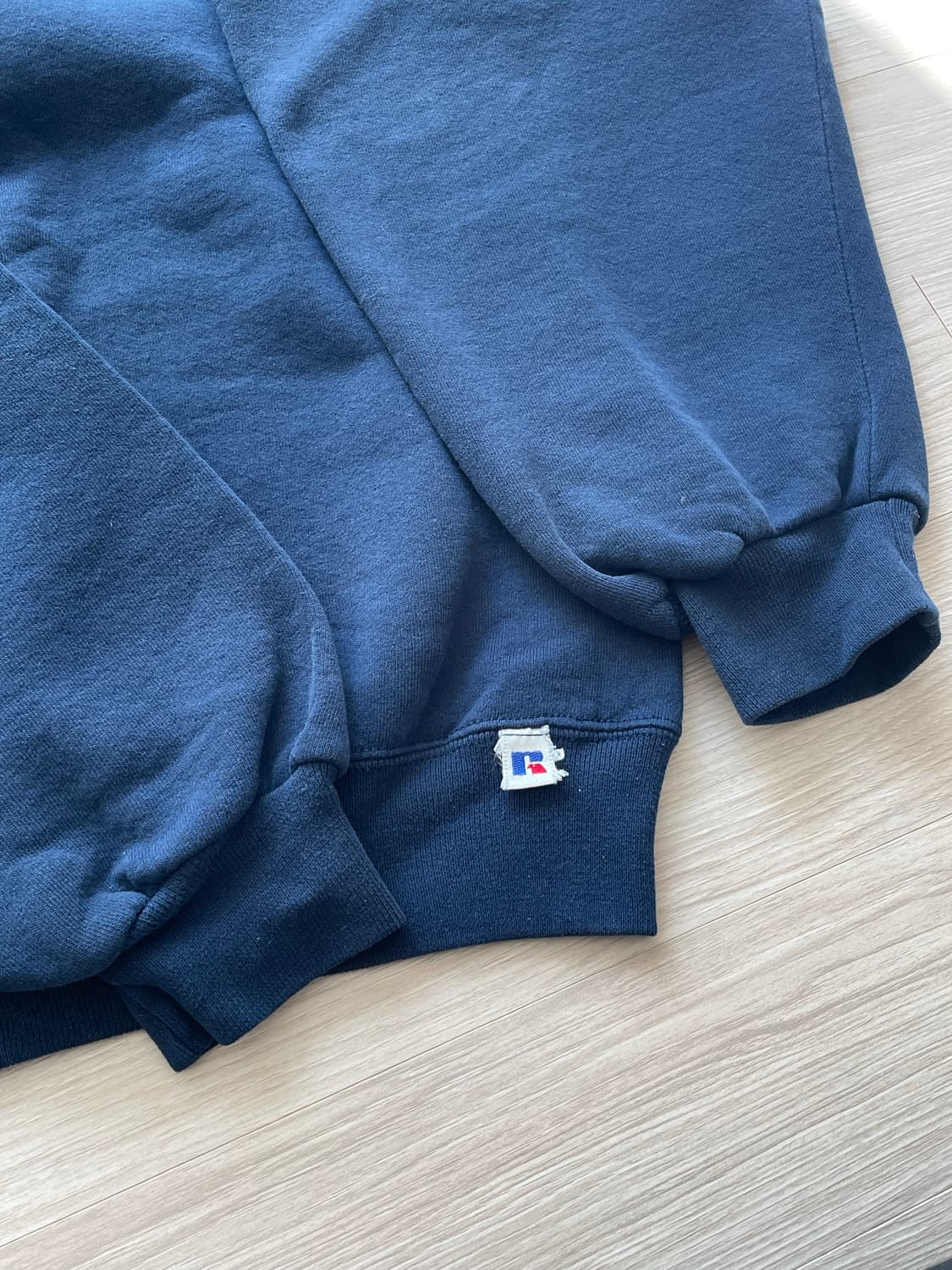 90s russell athletic sweat 러셀스웻 네이비 상품이미지4