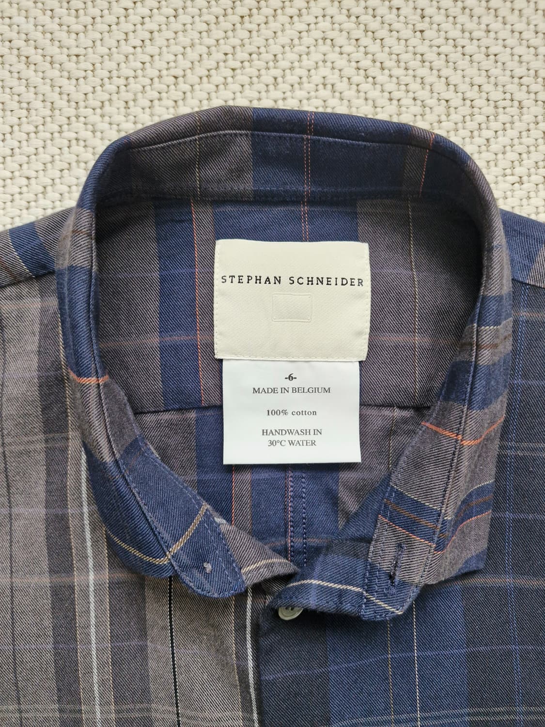 스테판슈나이더 에시메트릭 체크셔츠 상품이미지2