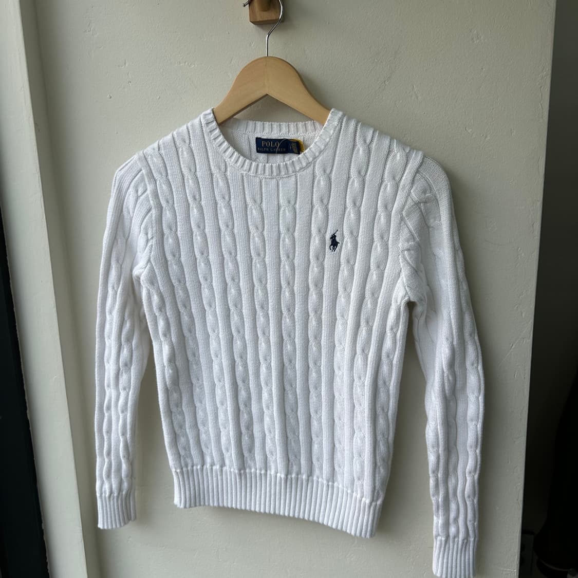 16264 - 폴로 랄프로렌 화이트 케이블 니트 상품이미지2