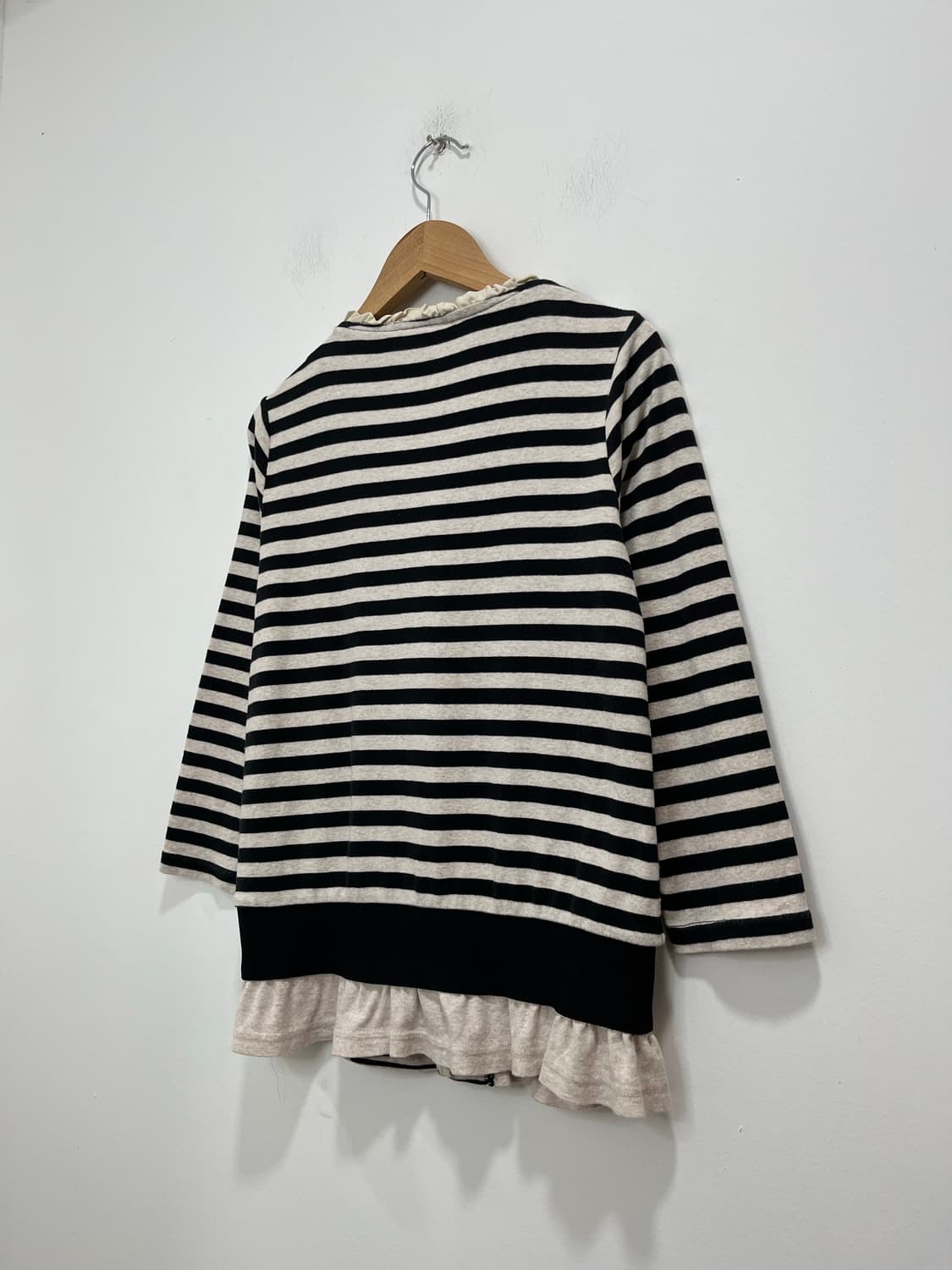 일본 빈티지 모리걸 단가라 프릴 레이어드 가디건  상품이미지6