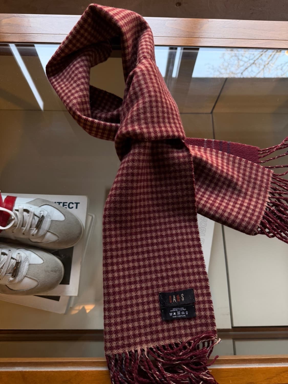 닥스 스코티쉬 캐시미어 머플러 상품이미지1