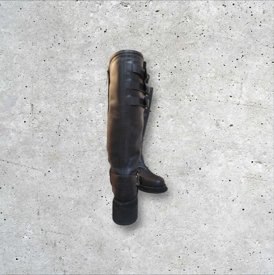 이미최저가 럭키슈에뜨 리얼가죽 롱부츠 블랙 240 상품이미지5