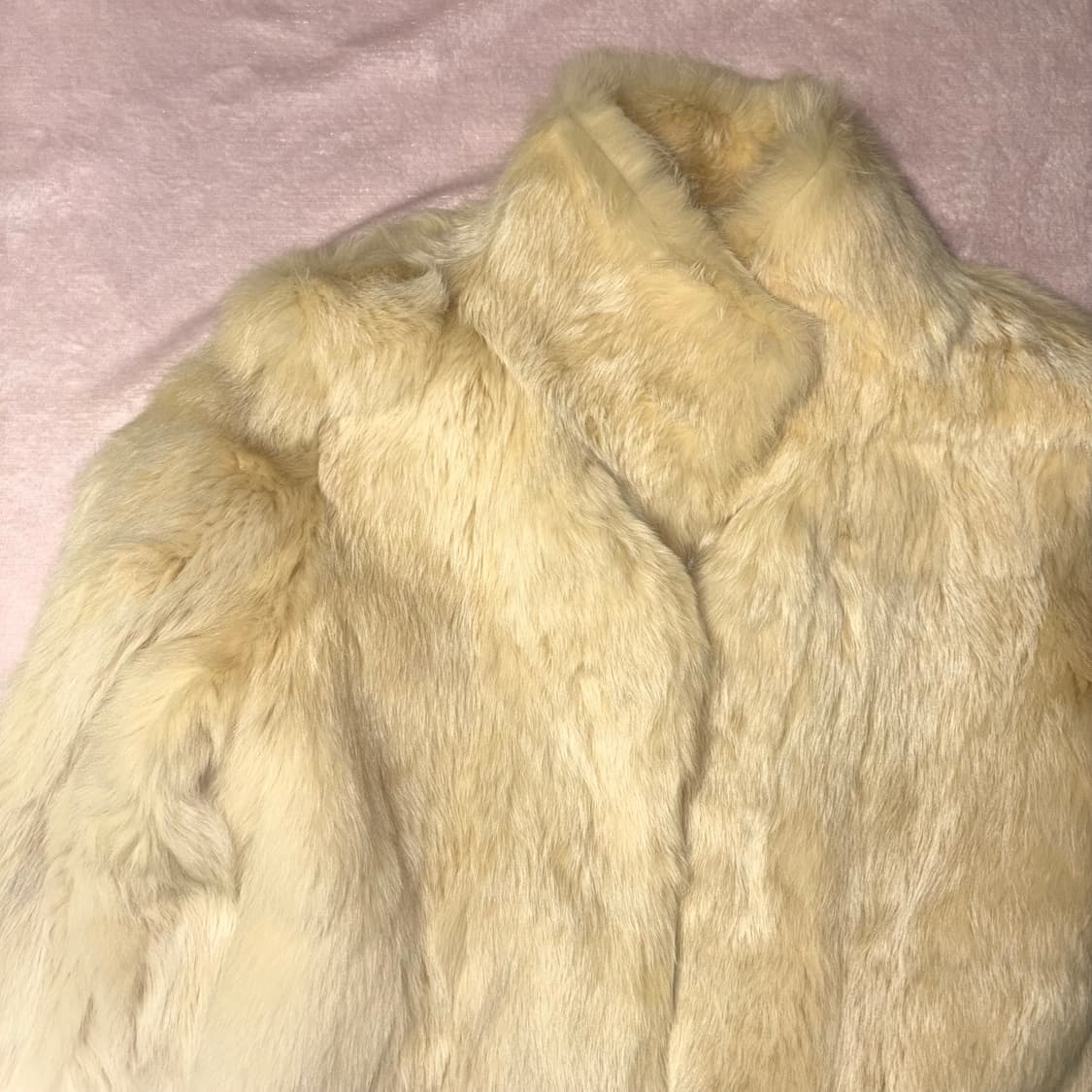 Barbie 바비 아이보리 래빗 퍼 자켓 상품이미지2