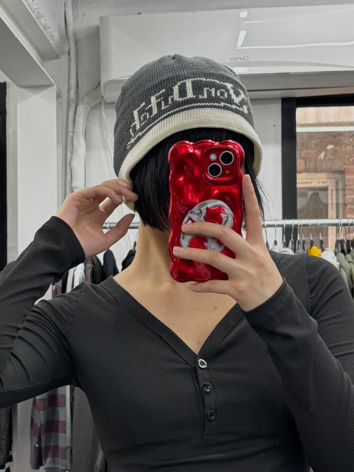 본더치 그레이 비니 상품이미지1