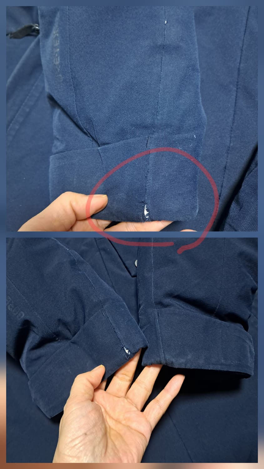 K2 고어텍스 남성 패딩 라쿤퍼 구스다운  95 사이즈 상품이미지10