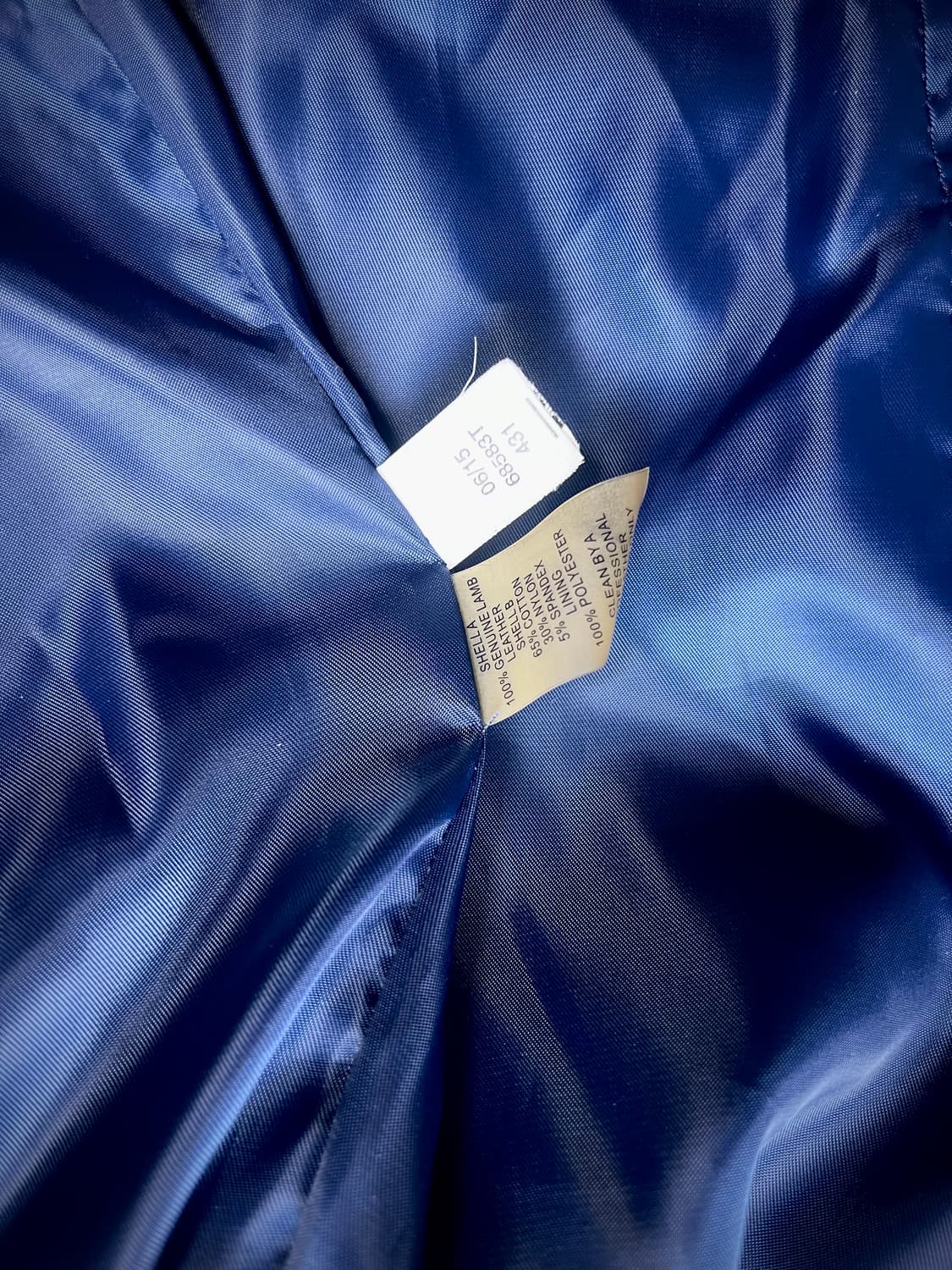 [S] T TAHARI 하이넥 레더자켓 - 양가죽자켓 상품이미지10