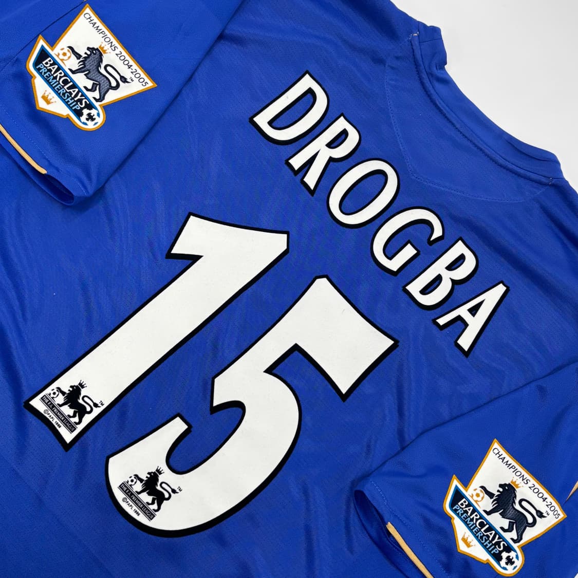 엄브로 05 06 첼시 홈 드록바 선수 지급용 유니폼  상품이미지4