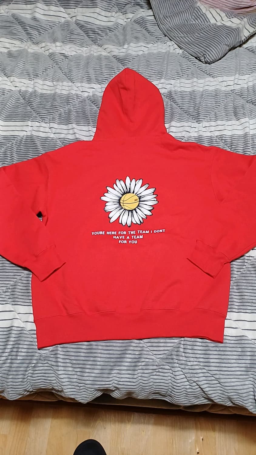 트립션 기모후드 빅사이즈115 가슴64 기장76 상품이미지3