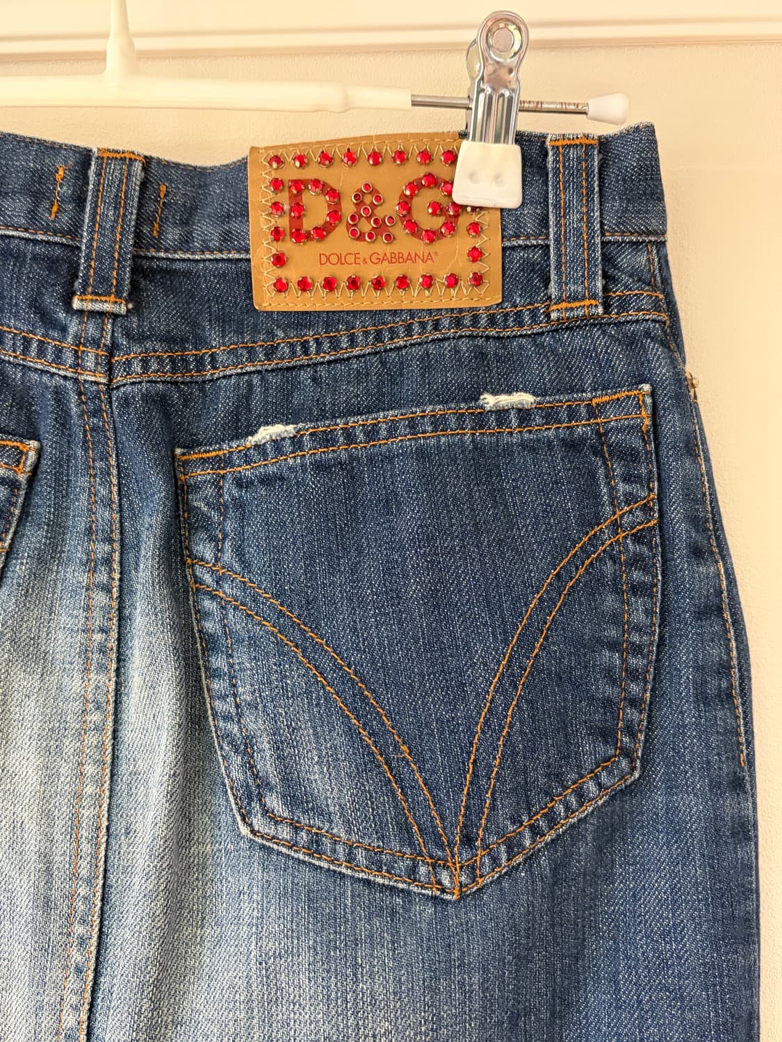 D&G 돌체앤가바나 청치마 빈티지 상품이미지3