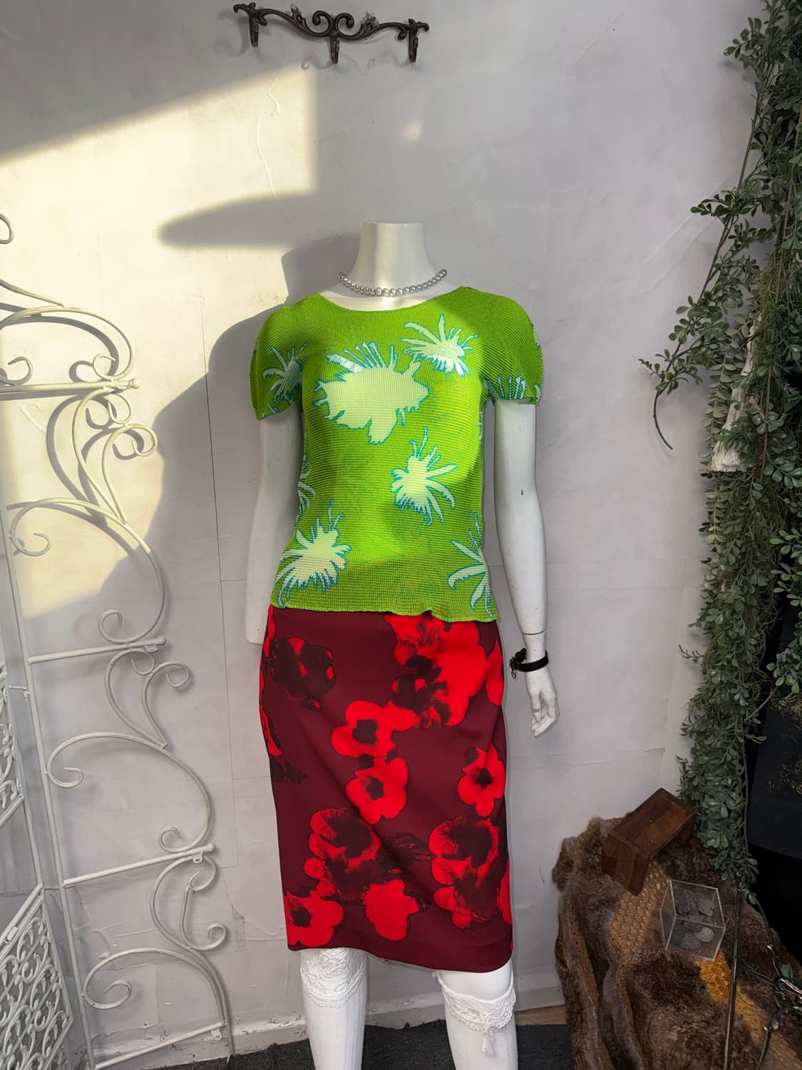 ISSEY MIYAKE Me printed stretch pleats t 상품이미지4