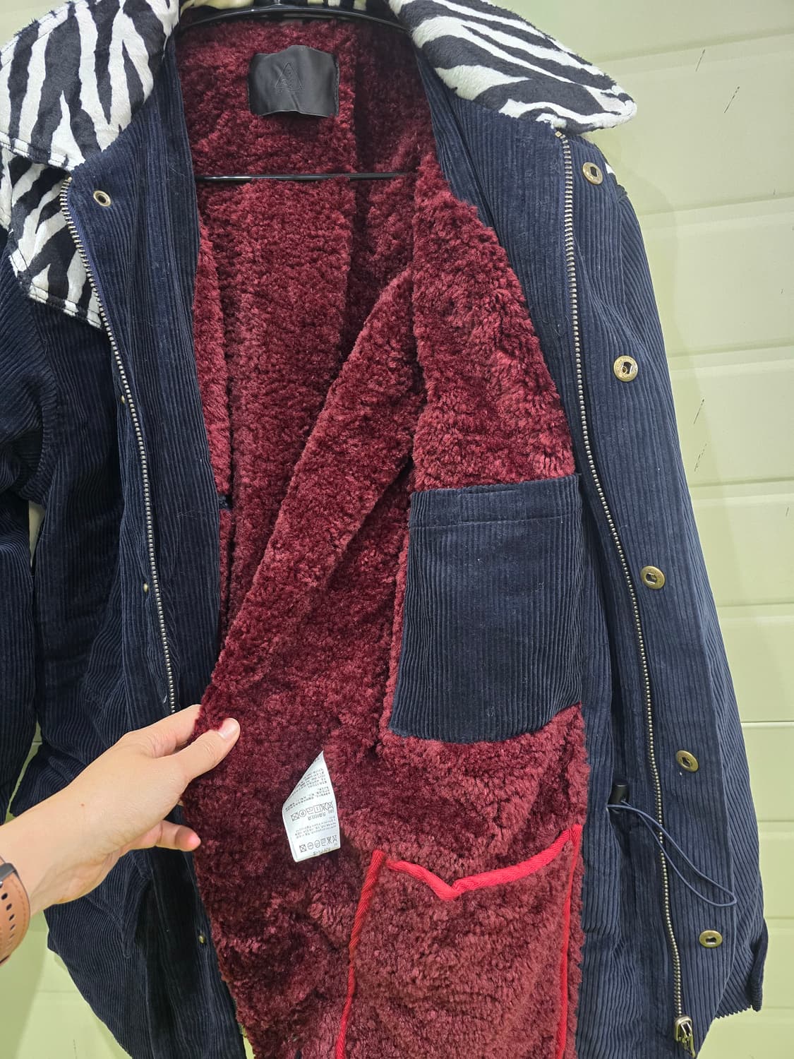 스티렌난다 3CE 코듀로이 지브라 자켓 상품이미지8