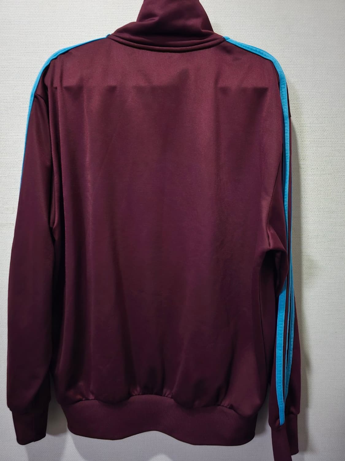 아디다스 파이어버드 마룬 스카이블루 버건디 트랙탑 저지 져지집업 105/ 상품이미지4