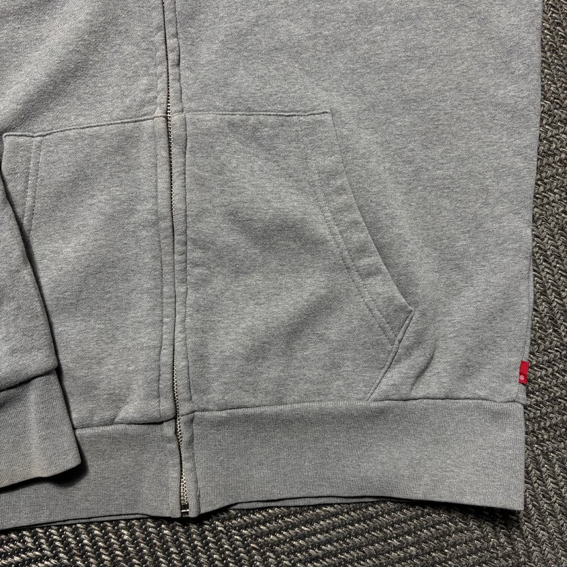 리바이스 빅로고 그레이 후드집업(M) 상품이미지4