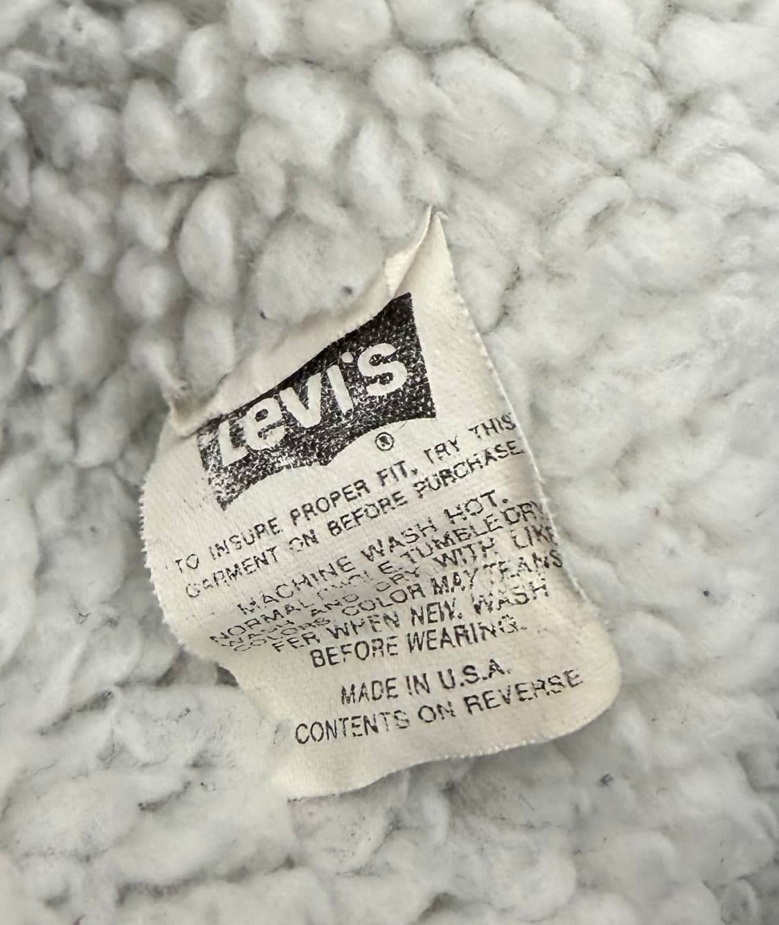 90s 리바이스 쉐르파 트러커 자켓 상품이미지7