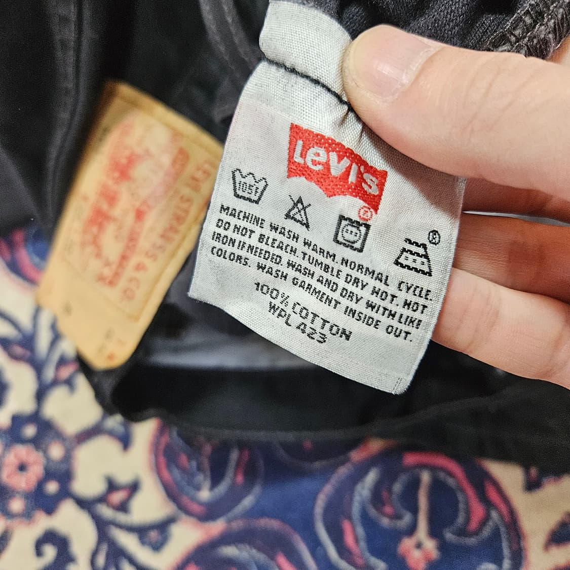 리바이스(Levis) 00's No.501 빈티지 블랙진 29 상품이미지8