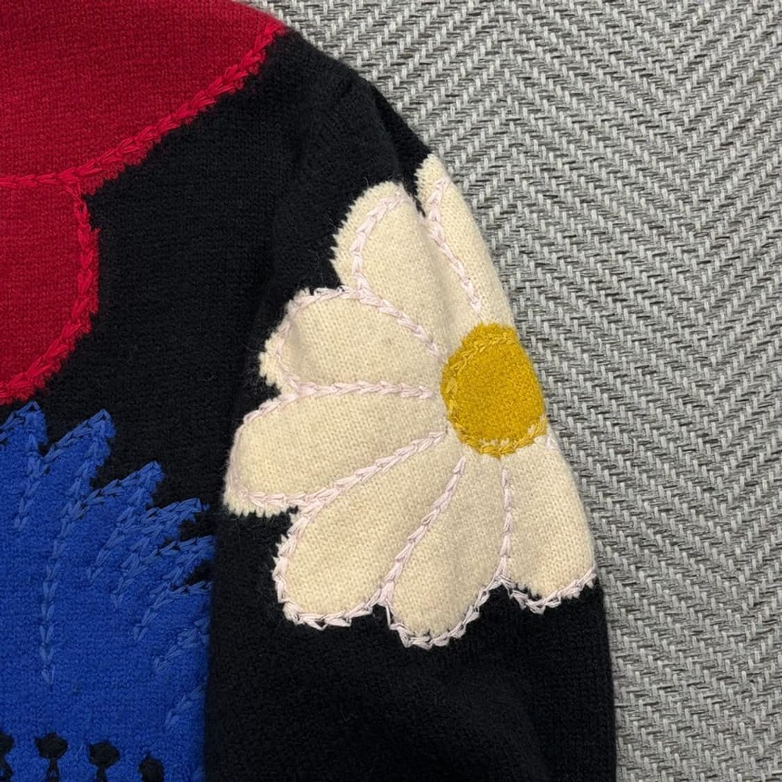 플라워 니트 가디건 v2361 상품이미지4